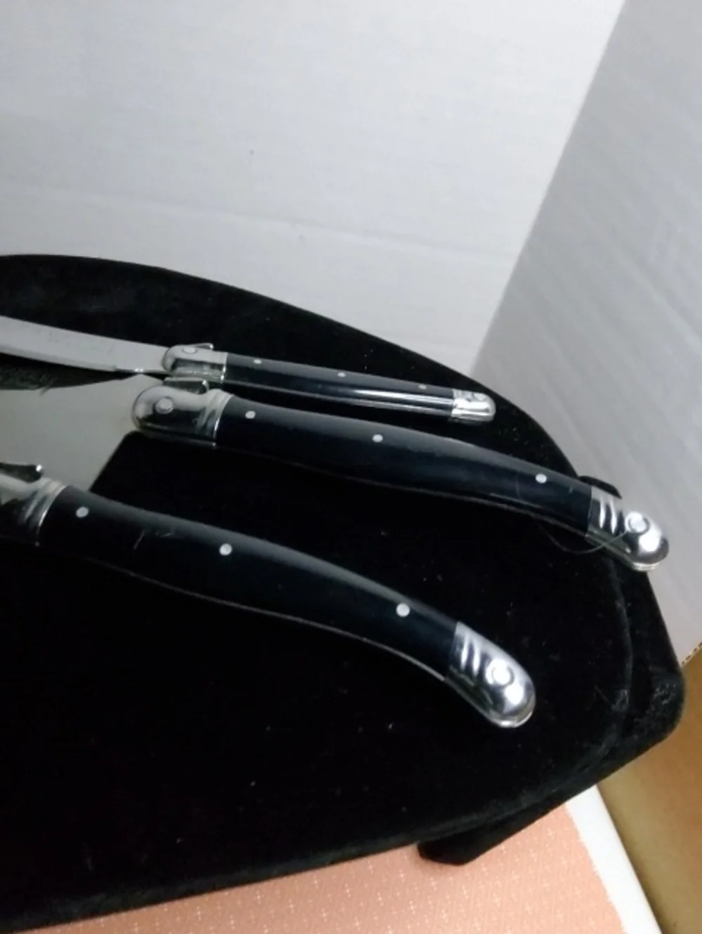 Jean Dubost Laguiole 3-piece Cheese Set.